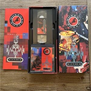 Queensrÿche Operation Live Crime Box Set CD And VHS W/Booklet 1991